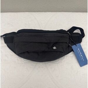 NWT Waterfly Fanny Pack OS Hiking Waist Bag Travel Pouch Belt Bag Charcoal